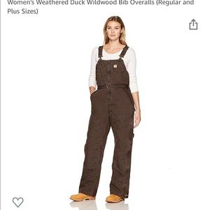 Carhartt Women's Weathered Bib Overalls